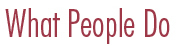 What People Do